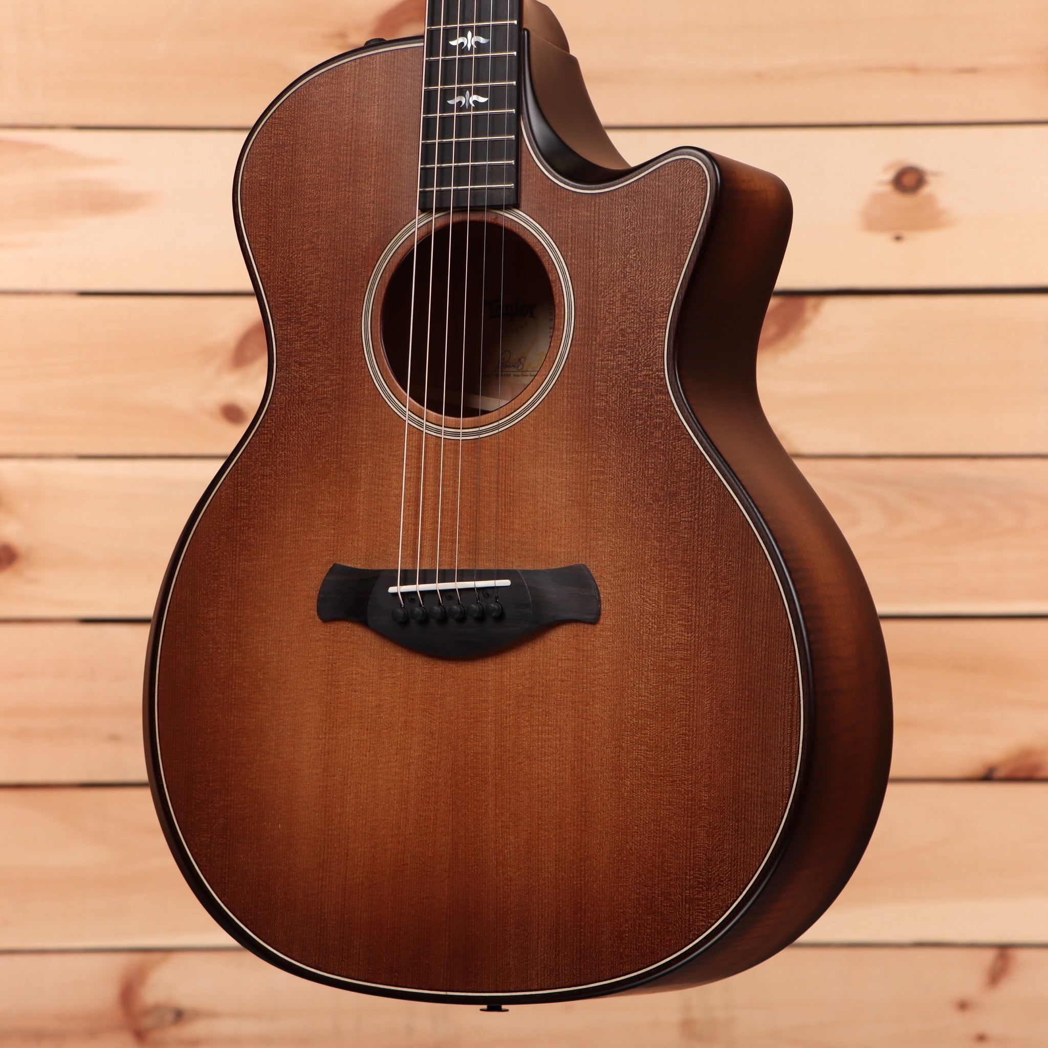 Taylor 614ce Builders Edition Grand Auditorium acoustic-electric guitar Wild Honey Burst with venetian cutaway
