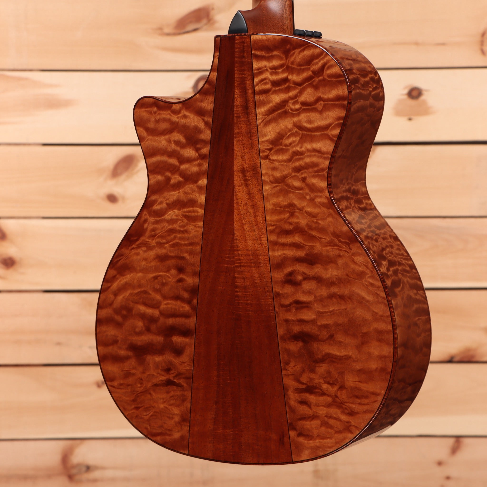 Taylor Custom Grand Auditorium acoustic guitar natural finish with quilted maple back and sides