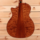 Taylor Custom Grand Auditorium acoustic guitar natural finish with quilted maple back and sides