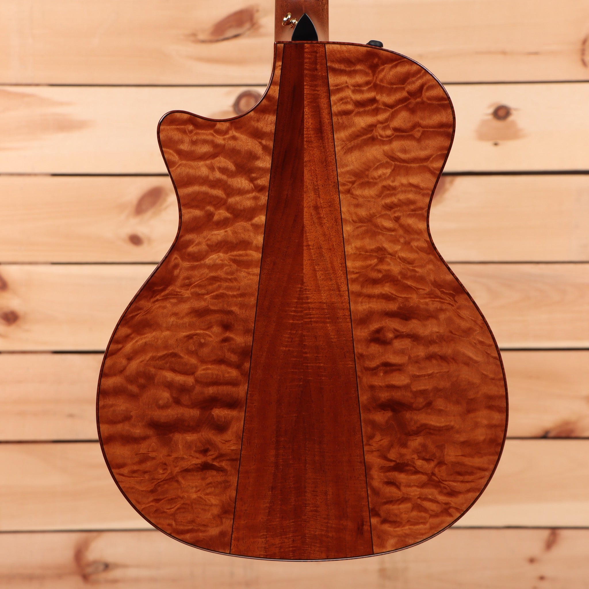 Taylor Custom Grand Auditorium acoustic guitar natural finish with quilted maple back and sides