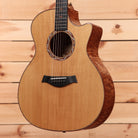 Taylor Custom Grand Auditorium acoustic guitar natural finish with venetian cutaway and rosewood back