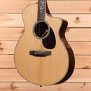Martin Custom Shop SC natural acoustic guitar with venetian cutaway and inlaid rosette binding