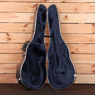 Martin Custom Shop SC natural acoustic guitar case with navy velvet interior