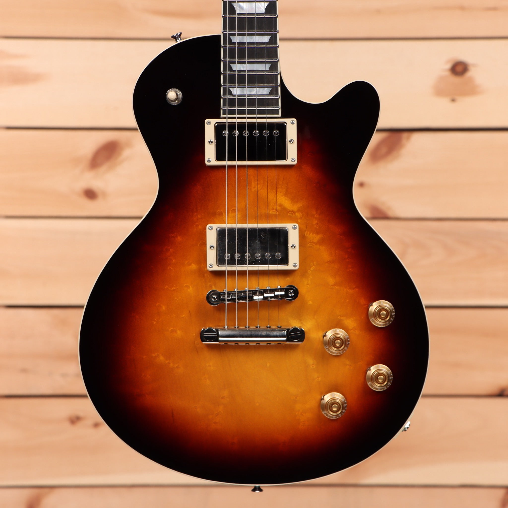 Eastman SB59 semi-hollow electric guitar sunburst finish with dual humbucker pickups and gold hardware
