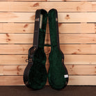 Eastman SB59 semi-hollow body electric guitar sunburst finish with gold hardware and green velvet case