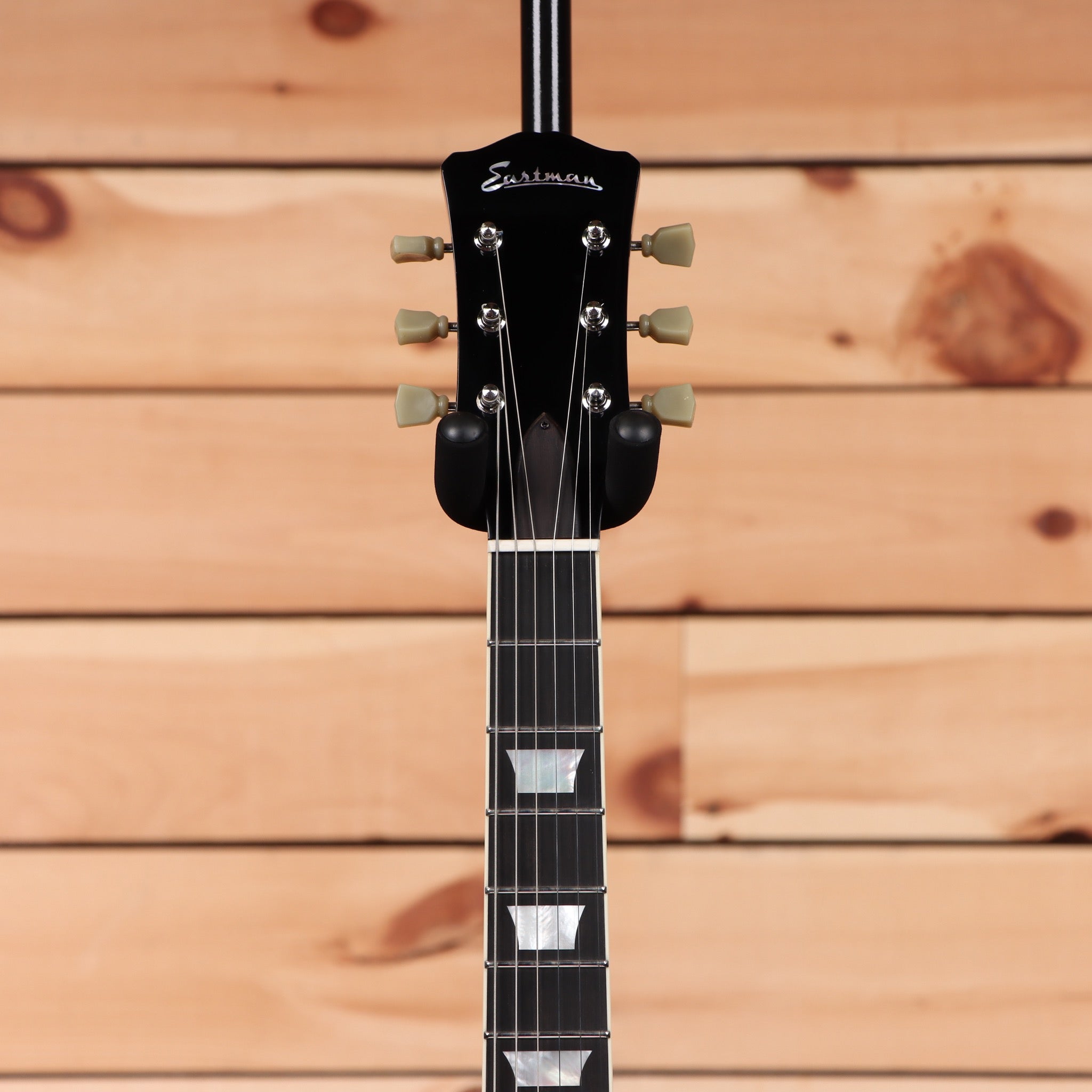 Eastman SB59 semi-hollow electric guitar sunburst finish with dual humbuckers and maple neck