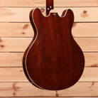 Eastman T186mx semi-hollow body electric guitar Goldburst with white binding and f-holes