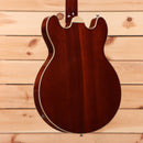 Eastman T184MX semi-hollow electric guitar Goldburst with cream binding and f-holes