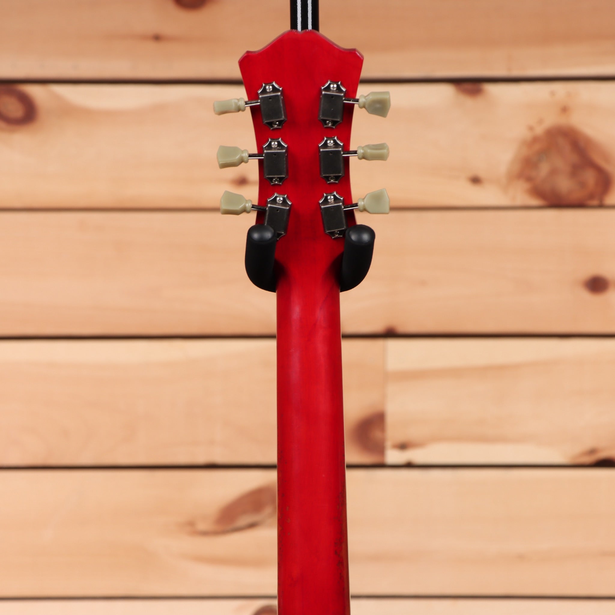 Eastman T64VRD semi-hollow electric guitar antique red with dual humbuckers and f-holes