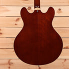 Eastman T186MX semi-hollow body electric guitar Goldburst finish with f-holes and maple neck