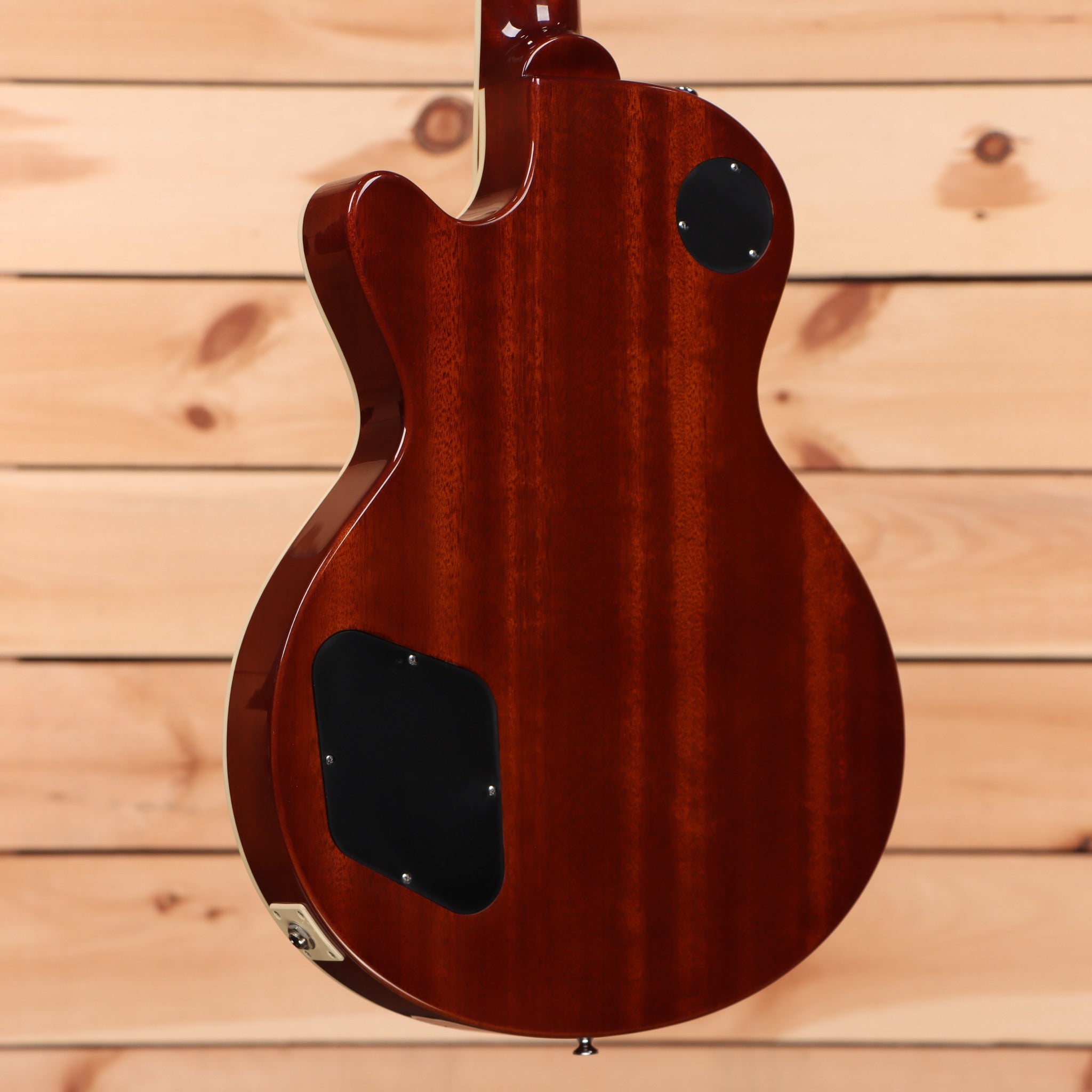 Eastman SB59 semi-hollow electric guitar goldburst finish with f-holes and black pickguard