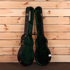 Eastman SB59 semi-hollow body electric guitar Goldburst with green velvet-lined hard case