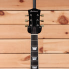 Eastman SB59 semi-hollow electric guitar goldburst with black pickguard and vintage tuners