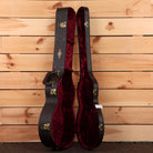 Taylor 812ce 12-fret Grand Concert acoustic guitar natural finish with burgundy velvet-lined hardcase