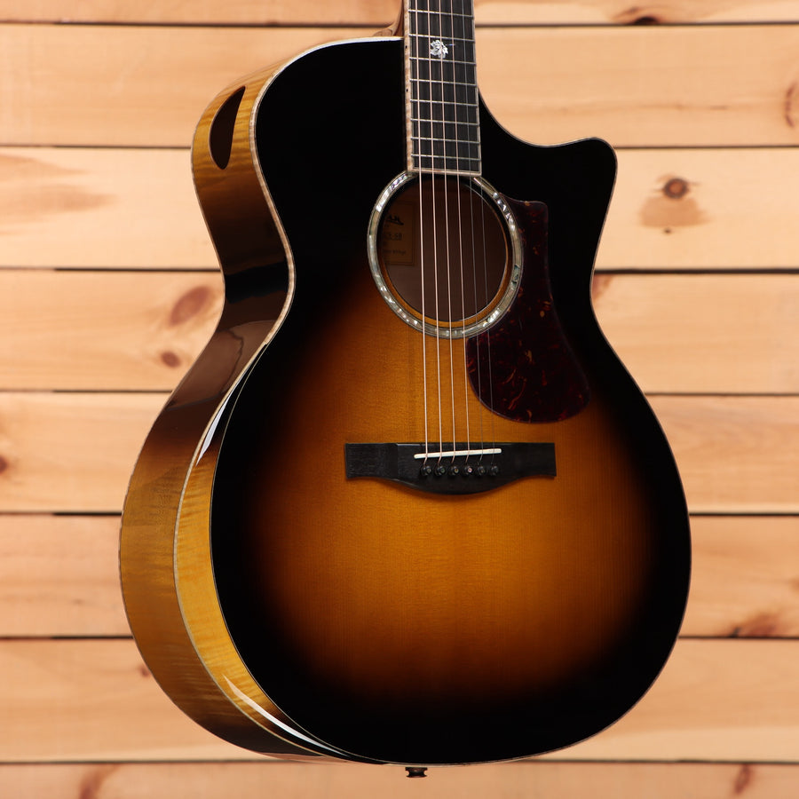 Eastman AC622CE sunburst acoustic-electric guitar with venetian cutaway and flamed maple back
