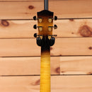 Eastman AC622CE acoustic guitar sunburst finish with gold tuning machines and maple neck
