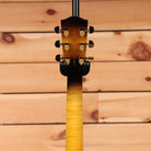 Eastman AC622CE acoustic guitar sunburst finish with gold tuning machines and maple neck