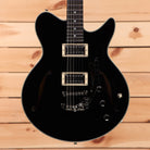 Eastman Romeo NYC semi-hollow body electric guitar black with dual humbucker pickups and f-holes