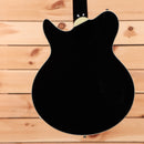 Eastman Romeo NYC semi-hollow electric guitar black finish with maple top and f-holes