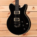 Eastman Romeo NYC semi-hollow electric guitar black with dual humbucker pickups and f-holes