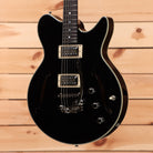 Eastman Romeo NYC semi-hollow electric guitar black with dual humbucker pickups and f-holes