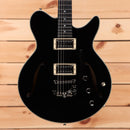 Eastman Romeo NYC semi-hollow body electric guitar black finish dual humbucker pickups