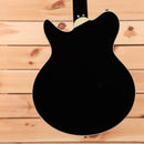 Eastman Romeo NYC semi-hollow electric guitar black finish with cream binding