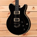 Eastman Romeo NYC semi-hollow electric guitar black finish with dual humbucker pickups