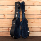 Gallagher SG50 natural acoustic guitar dreadnought case with velvet interior and chrome hardware