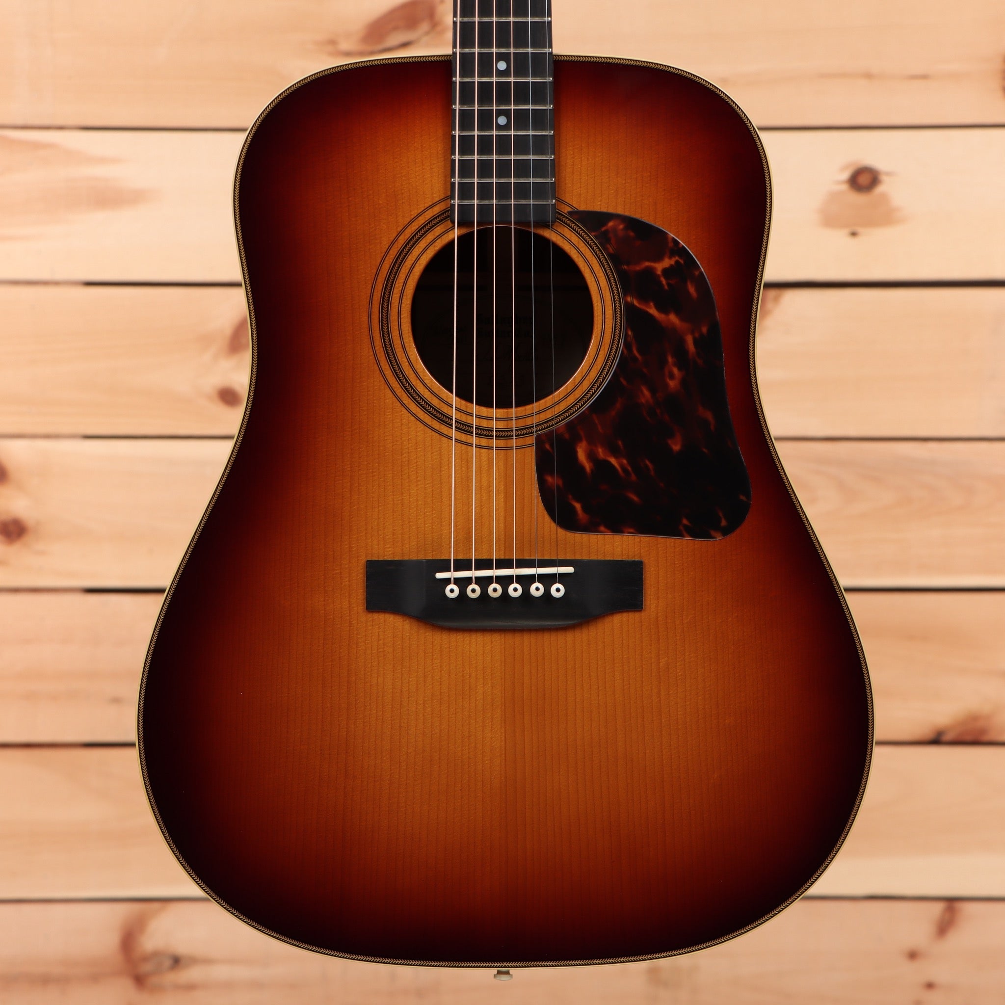 Gallagher Bluegrass Bell dreadnought acoustic guitar sunburst finish with tortoiseshell pickguard