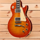 Gibson 1960 Les Paul Standard Reissue Ultra-Light Aged Orange Lemon Fade electric guitar with dual humbuckers