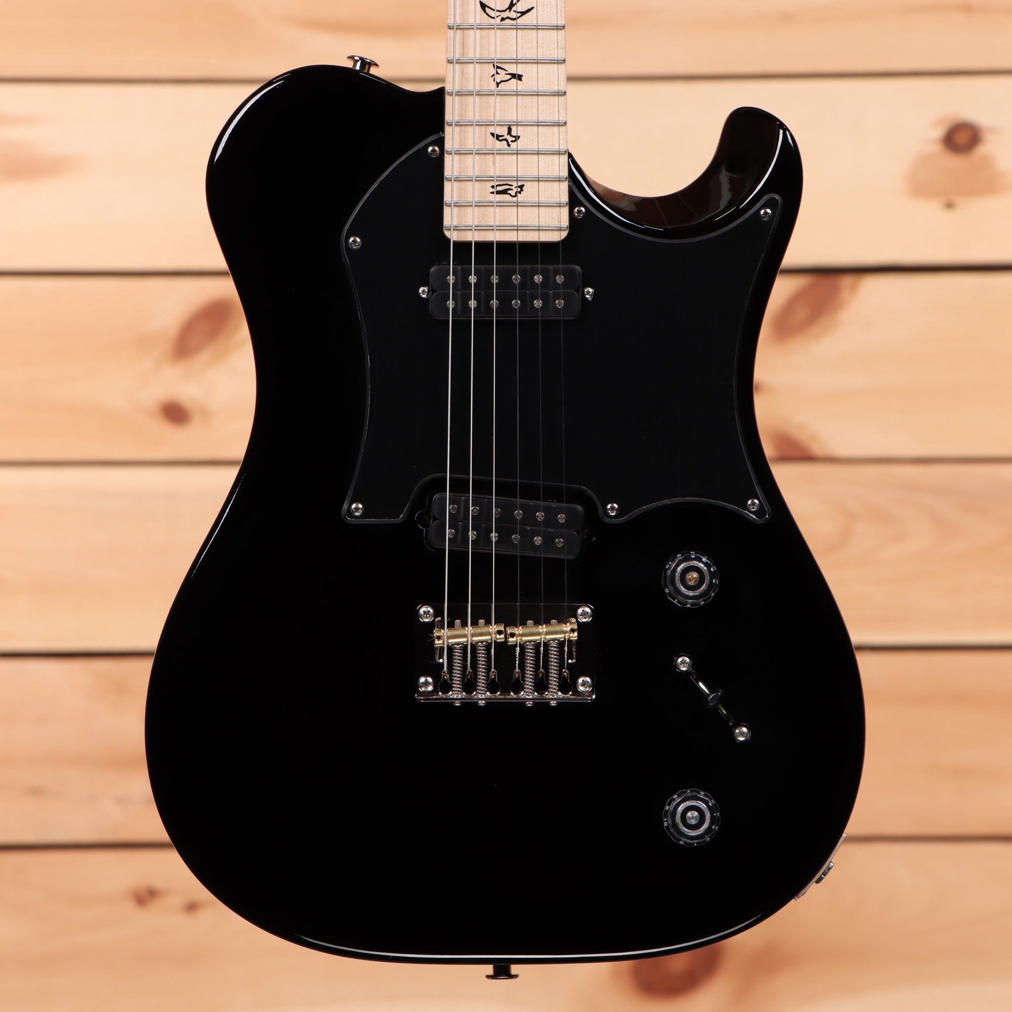 Paul Reed Smith Myles Kennedy black electric guitar with dual humbucker pickups and maple neck