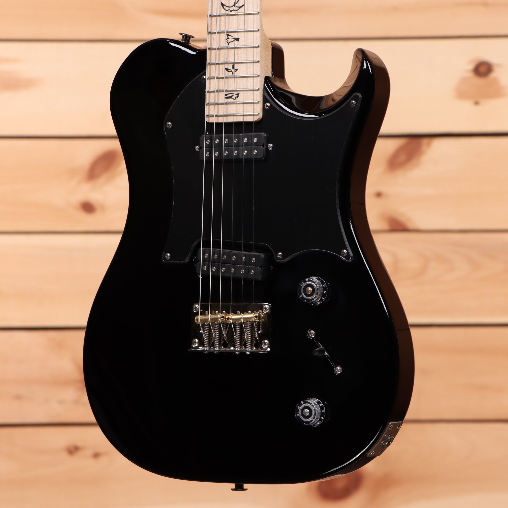 Paul Reed Smith Myles Kennedy black electric guitar with dual humbuckers and maple neck