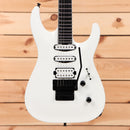 Jackson Pro Plus Series Soloist SLA3 electric guitar Snow White with humbucker pickups and Floyd Rose tremolo