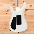 Jackson Pro Plus Series Soloist SLA3 electric guitar Snow White with dual black pickguards