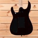 Jackson Pro Plus Series Dinky DKAQ electric guitar Firestorm black with humbucker pickups