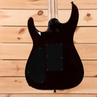 Jackson Pro Plus Series Dinky DKAQ electric guitar Firestorm black with humbucker pickups