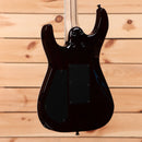 Jackson Pro Plus Series Dinky DKAQ electric guitar Firestorm black with dual humbucker pickups