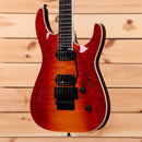 Jackson Pro Plus Series Dinky DKAQ electric guitar Firestorm finish with humbucker pickups