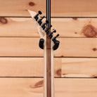 Jackson Pro Plus Series Soloist SLA3Q electric guitar Amber Blue Burst with maple neck and black hardware