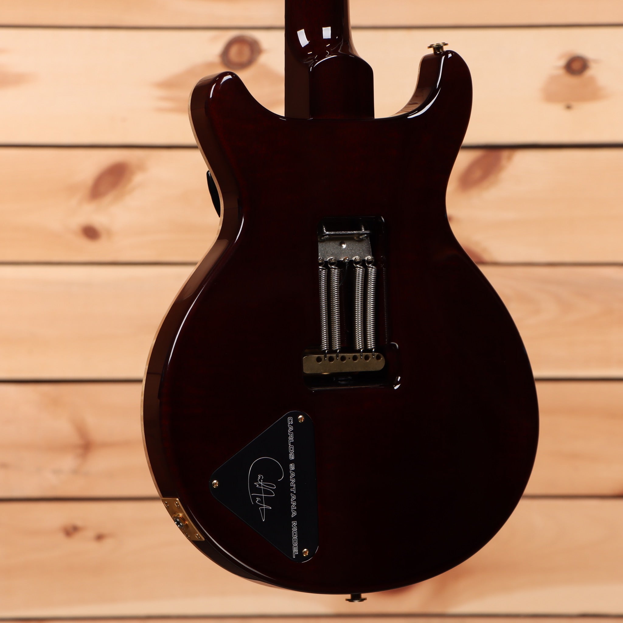 Paul Reed Smith Private Stock 203 Santana electric guitar Tiger Eye with dual humbuckers and maple neck