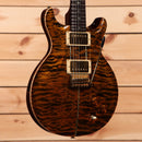 Paul Reed Smith Private Stock 203 Santana electric guitar Tiger Eye semi-hollow body with dual humbuckers and gold hardware