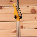Fender Custom Shop Limited 1957 Stratocaster Relic electric guitar aged black with maple neck and single-coil pickups