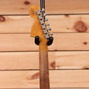 Fender Custom Shop Limited Roasted Bighead Stratocaster electric guitar Olympic White with vintage tuning machines and maple neck