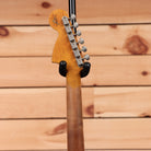 Fender Custom Shop Limited Roasted Bighead Stratocaster electric guitar Olympic White with vintage tuning machines and maple neck