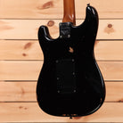 Fender Custom Shop Limited Roasted 1960 Dual-Mag Stratocaster aged black electric guitar with dual-magnet pickups