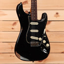 Fender Custom Shop Limited Roasted 1960 Dual-Mag Stratocaster electric guitar aged black with single-coil pickups