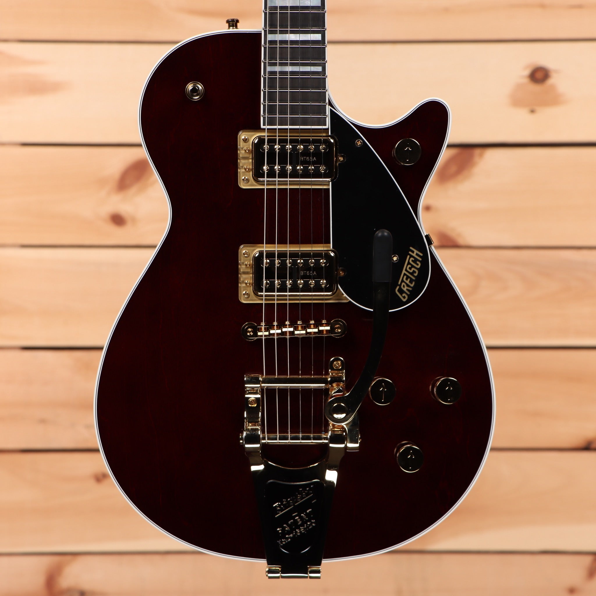 Gretsch G6228TG Players Edition Jet semi-hollow electric guitar walnut stain with Bigsby tremolo and gold hardware