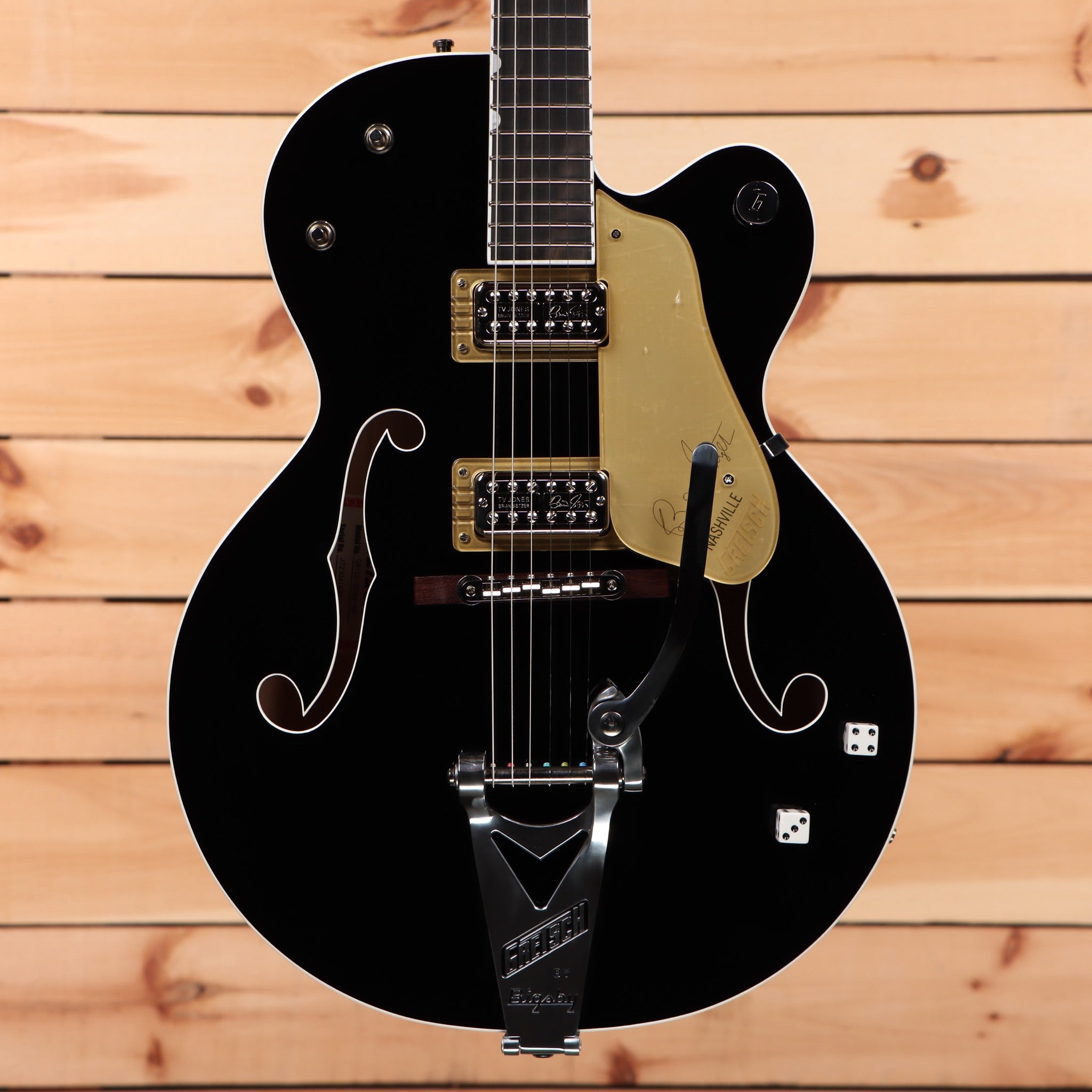 Lacquer　Signature　Brian　Setzer　–　Nashville　Guitars　Black　Righteous　Gretsch　G6120T-BSNSH
