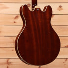 Eastman T186MX semi-hollowbody electric guitar Goldburst with cream binding and maple neck